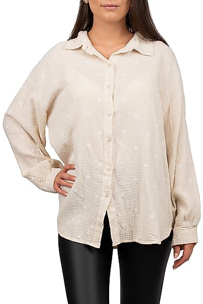 Reichstadt Hemdbluse Reichstadt Damen Musselin Bluse günstig online kaufen