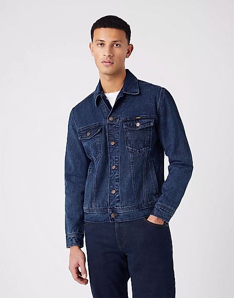 Wrangler Jeansjacke coalblue stone günstig online kaufen