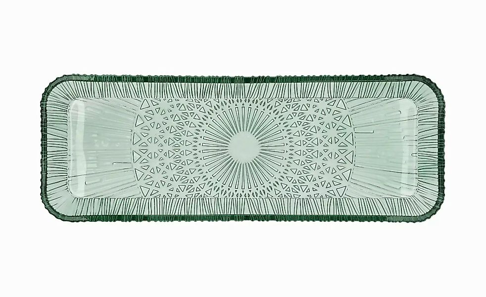 Bitz Kuchenplatte  Kusintha ¦ grün ¦ Glas ¦ Maße (cm): B: 14 H: 3 Geschirr günstig online kaufen