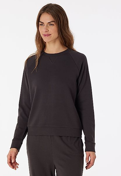 Schiesser Sweatshirt Mix+Relax mit geripptem Halsausschnitt günstig online kaufen