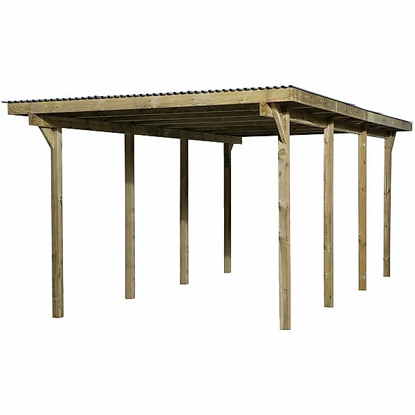 Weka Einzelcarport 606 Gr.2 300 x 600 cm günstig online kaufen