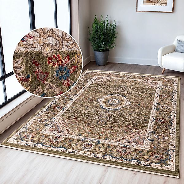 OTTO home Teppich "Molvio, mit & ohne Fransen" rechteckig 18 mm Höhe Orient günstig online kaufen