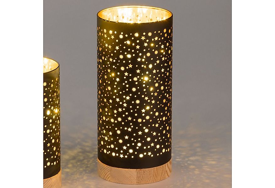 formano Tischleuchte Sterne, LED, Mit Timerfunktion, Schwarz, Sterne, H: 25 günstig online kaufen