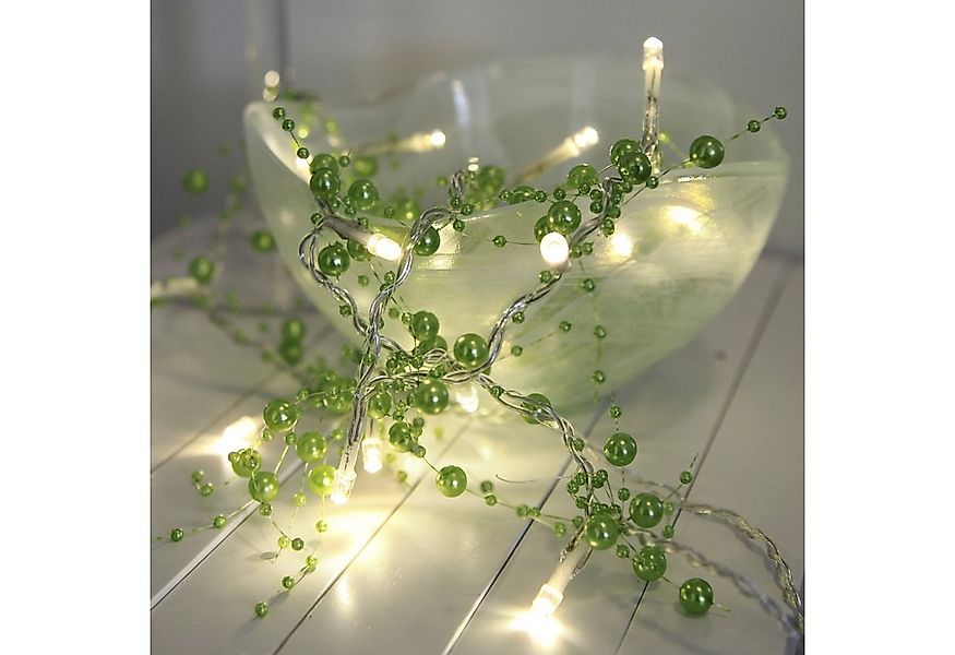 STAR TRADING LED-Lichterkette LED Deko Lichterkette Perlen 20 warmweiße LED günstig online kaufen