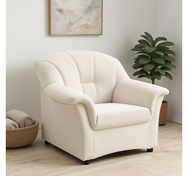 DOMO collection Sessel Flores, wahlweise mit Federkern (nicht bei Microfase günstig online kaufen