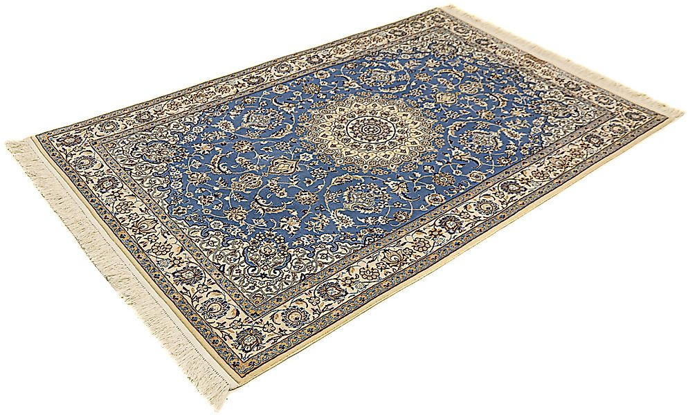 morgenland Orientteppich »Perser - Nain - Premium - 167 x 107 cm - blau«, r günstig online kaufen