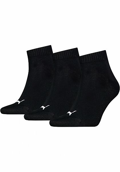 PUMA Kurzsocken "PUMA UNISEX QUARTER PLAIN 3P" 3 Paar, 3 Paar tlg. Atmungsa günstig online kaufen