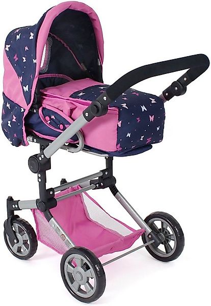 CHIC2000 Kombi-Puppenwagen Jara, Butterfly, rosa, zusammenklappbar günstig online kaufen