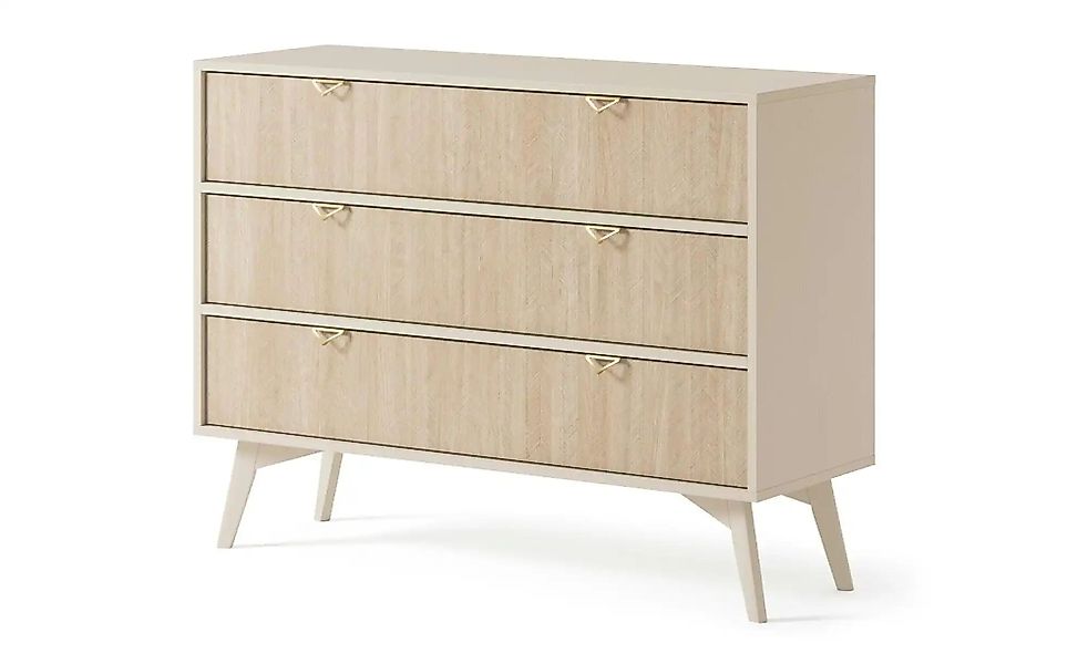 Kommode  Firr ¦ beige ¦ Maße (cm): B: 106 H: 80 Kommoden & Sideboards > Kom günstig online kaufen