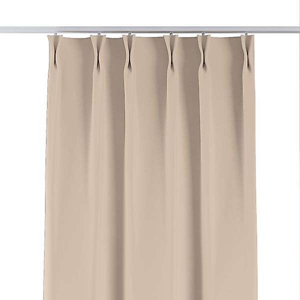Vorhang mit flämischen 2-er Falten, Sand, Blackout 300 cm (269-43) günstig online kaufen