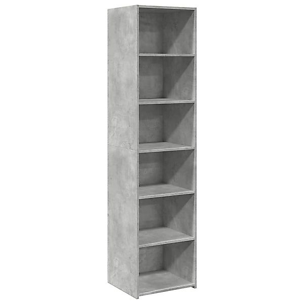 vidaXL Highboard Highboard Betongrau 45x41x185 cm günstig online kaufen