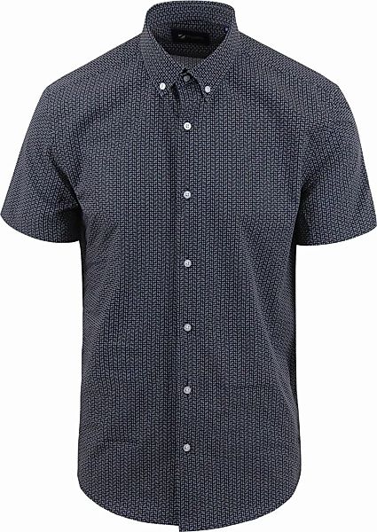 Suitable Short Sleeve Hemd Druck Navy - Größe L günstig online kaufen