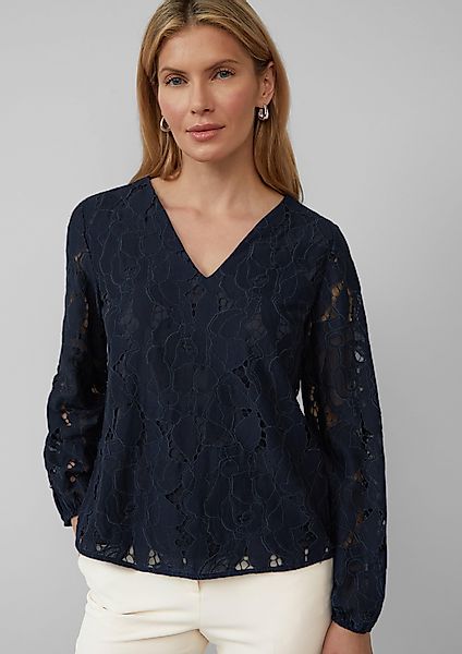 s.Oliver BLACK LABEL Langarmbluse Bluse aus günstig online kaufen