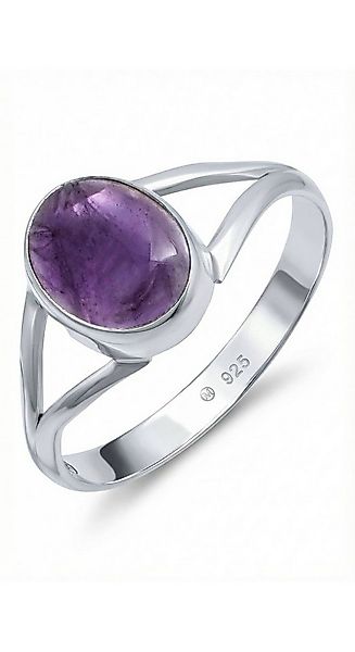 mantraroma Silberring HARDIN aus 925 Silber mit Amethyst (Ring mit Schmuckb günstig online kaufen