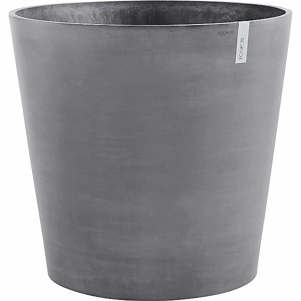 Ecopots Pflanztopf Amsterdam mit Rollen Ø 60 cm Grau günstig online kaufen