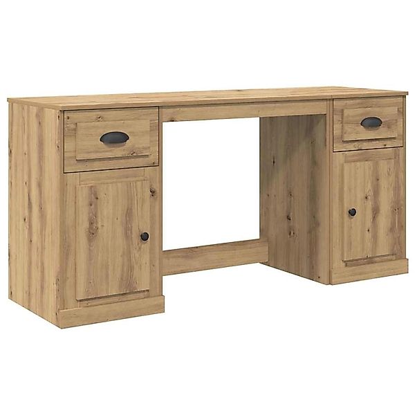 vidaXL Schreibtisch mit Schrank Artisan-Eiche 154,5 x 50 x 75 cm 3402678 günstig online kaufen