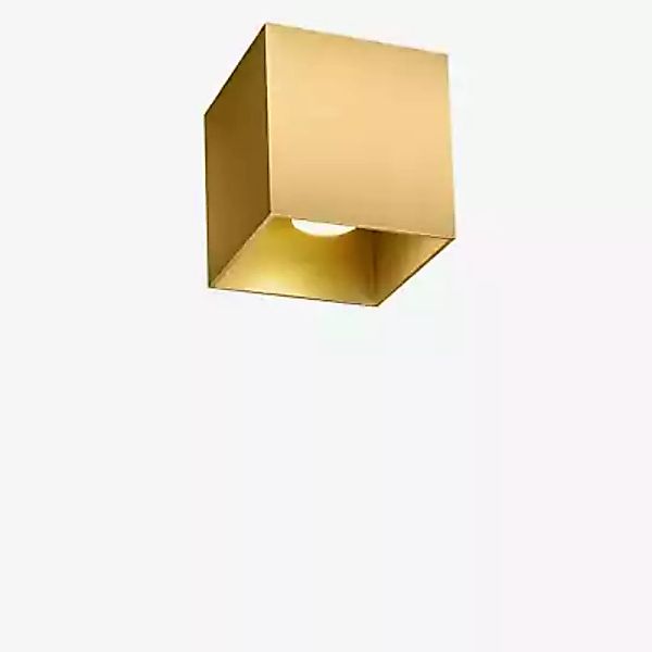 Wever & Ducré Box 1.0 Deckenleuchte LED, gold - 3.000 K - phasendimmbar günstig online kaufen