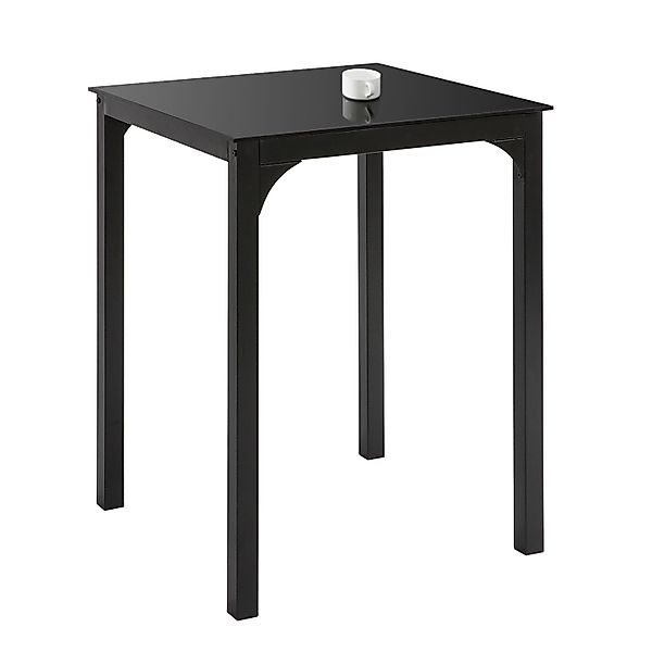SoBuy Esstisch OGT38-K-SCH, Esszimmertisch mit Glasplatte günstig online kaufen