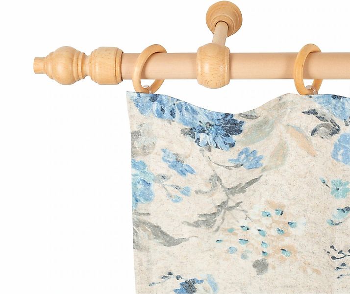 SN DECO GROUP Gardinenstange "Filigrano" 1 läufig-läufig Fixmaß 28 mm, Holz günstig online kaufen