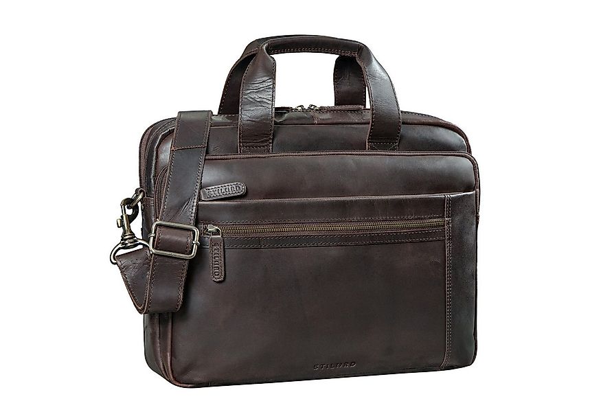 STILORD Laptoptasche "Alberto" Geräumige Laptoptasche 15.6 Zoll Leder für H günstig online kaufen