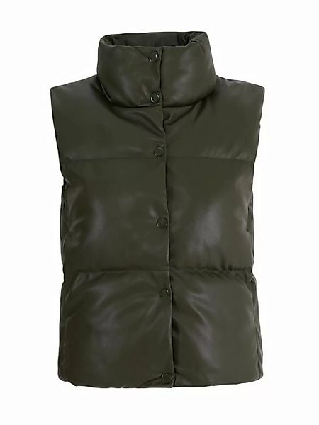 Freshlions Steppweste Freshlions Leather Puffer Vest khaki XS günstig online kaufen