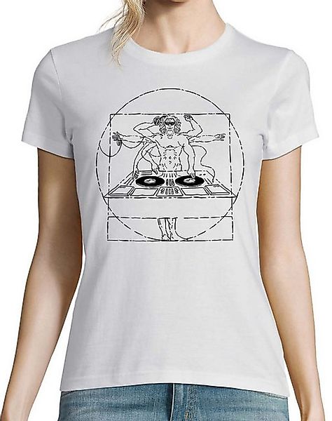 Youth Designz Print-Shirt Da Vinci DJ Damen T-Shirt mit lustigen Logo für D günstig online kaufen