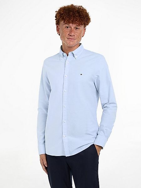 Tommy Hilfiger Langarmhemd OXFORD DOBBY Slim Fit SHIRT günstig online kaufen