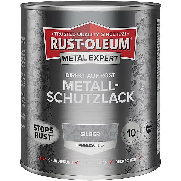 Rust-Oleum Metal Expert Hammerschlag Silber 750 ml günstig online kaufen