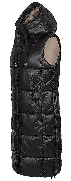 SUBLEVEL Steppweste Damen mit Kapuze Waistcoat lange Winter Weste Bodywarme günstig online kaufen