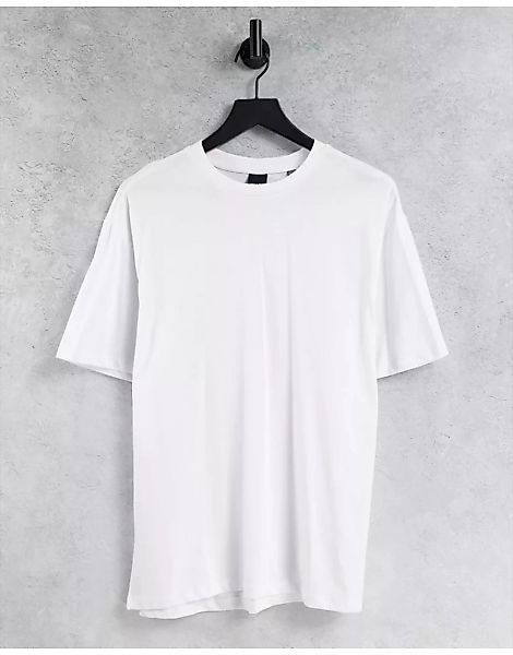 Only & Sons – Essentials – Locker geschnittenes T-Shirt in Weiß günstig online kaufen
