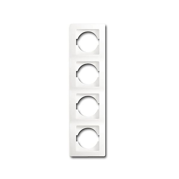 TEM EKONOMIK 4-Fach UP Rahmen Vertikal Weiß günstig online kaufen