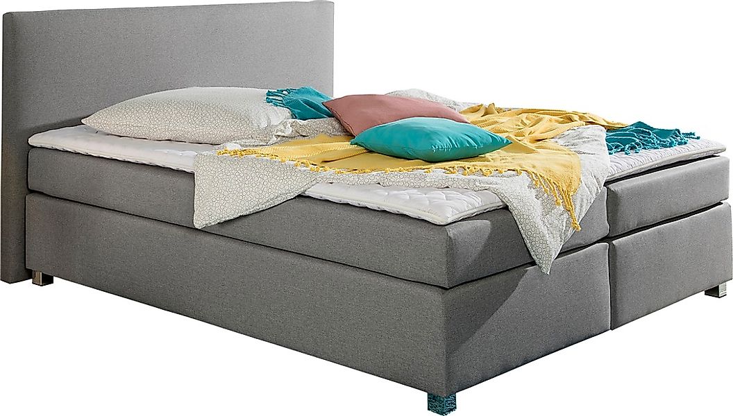 INOSIGN Boxspringbett "Eliana", inkl. Topper, in 4 Breiten, 3 Matratzenarte günstig online kaufen