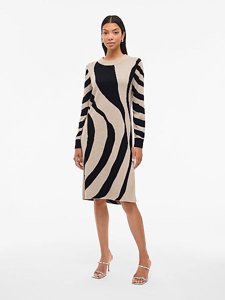 Vila Midikleid "VITIF CREWNECK KNIT MIDI DRESS- NOOS", Sommerkleid günstig online kaufen