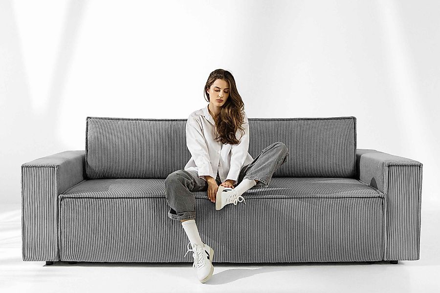 KONSIMO® 3-Sitzer Sofa NAPI mit Schlaffunktion, Modern, hergestellt in der günstig online kaufen
