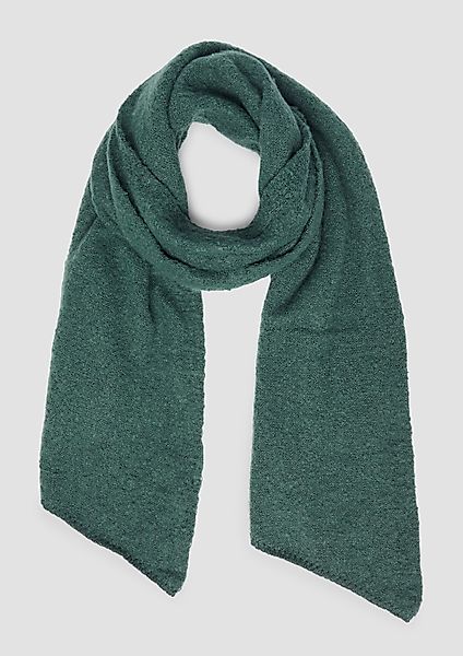 s.Oliver Schal Tuch, Bouclé-Schal mit abgeschrägten günstig online kaufen