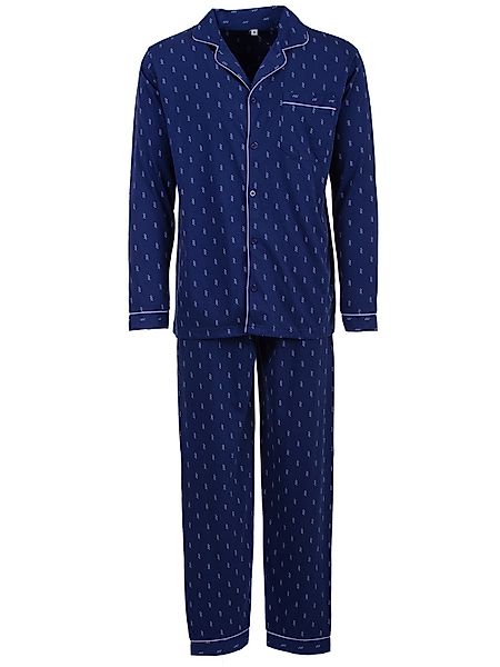 Henry Terre Schlafanzug Pyjama Set Langarm günstig online kaufen