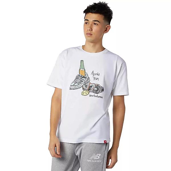 New Balance Essentials Victory Kurzarm T-shirt L White günstig online kaufen
