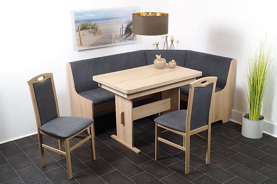 Stolebaenk Eckbankgruppe Bremen MANITI, (Eckbank Set, 1xEckbank, 1xTisch, 2 günstig online kaufen