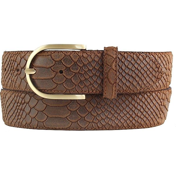 BELTINGER Ledergürtel Damen-Gürtel mit Pythonprägung 4 günstig online kaufen