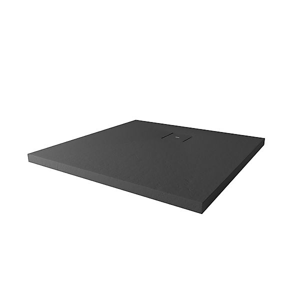 Breuer Duschwanne Modern Line Steinoptik Quadrat 95 cm x 95 cm Anthrazit günstig online kaufen