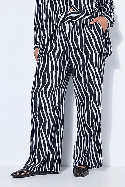 Studio Untold Schlupfhose Palazzohose Wide Legs Zebra günstig online kaufen