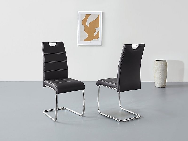 HELA Freischwinger Flora, Esszimmerstühle (Set, 2 St), Schwingstuhl Set: 1, günstig online kaufen