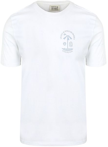 Scotch And Soda Logo T-Shirt Weiß - Größe XXL günstig online kaufen