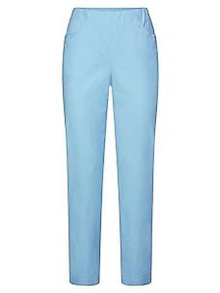 Knöchellange Slim Fit-Hose Peter Hahn blau günstig online kaufen