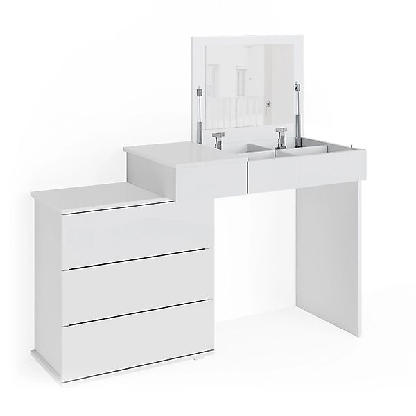 Vicco Schminktisch Lotos Weiß 117.4 cm günstig online kaufen