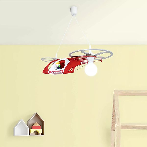 Pendelleuchte Helikopter Fred fürs Kinderzimmer günstig online kaufen