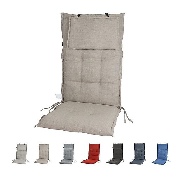 SLaaviinoo Hochlehnerauflage Gartenstuhlauflagen Hochlehner (120x50x6cm) Si günstig online kaufen