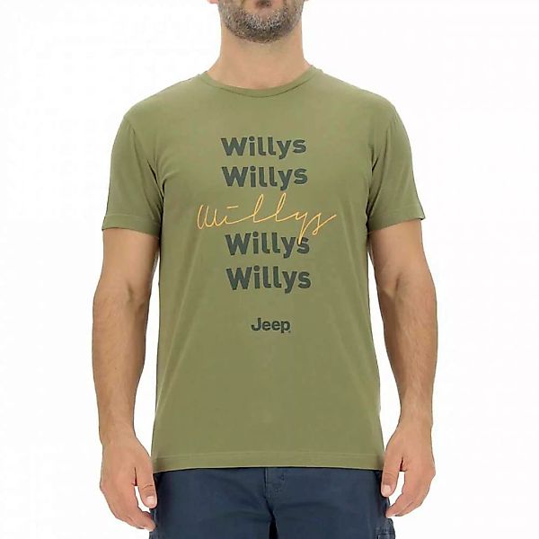 Jeep O102065e093 Kurzärmeliges T-shirt S Moss günstig online kaufen