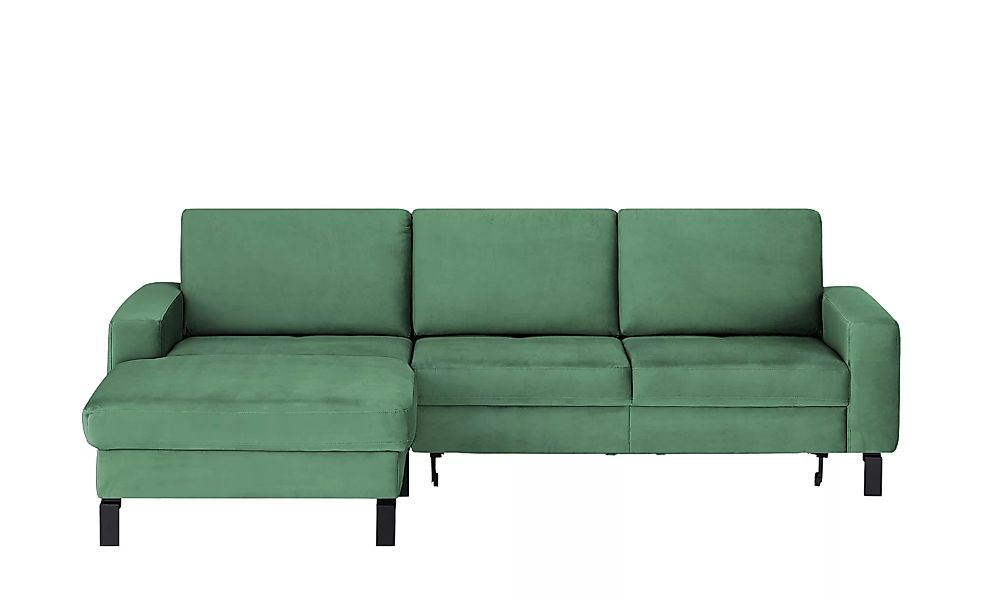 Ecksofa - grün - 258 cm - 85 cm - Polstermöbel > Sofas > Ecksofas - Möbel K günstig online kaufen