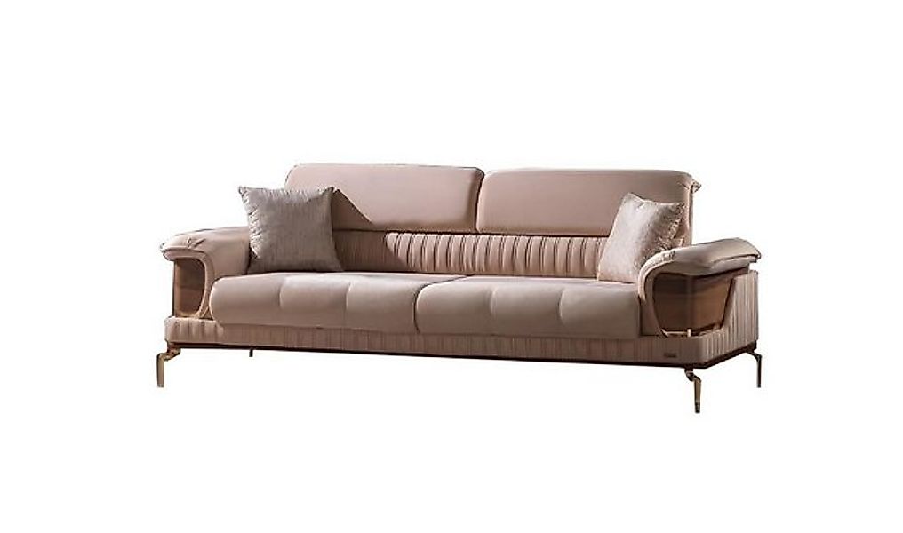 JVmoebel 3-Sitzer Dreisatzsofa Wohnzimmer 3-Sitzer Sofa Polster Möbel Stoff günstig online kaufen